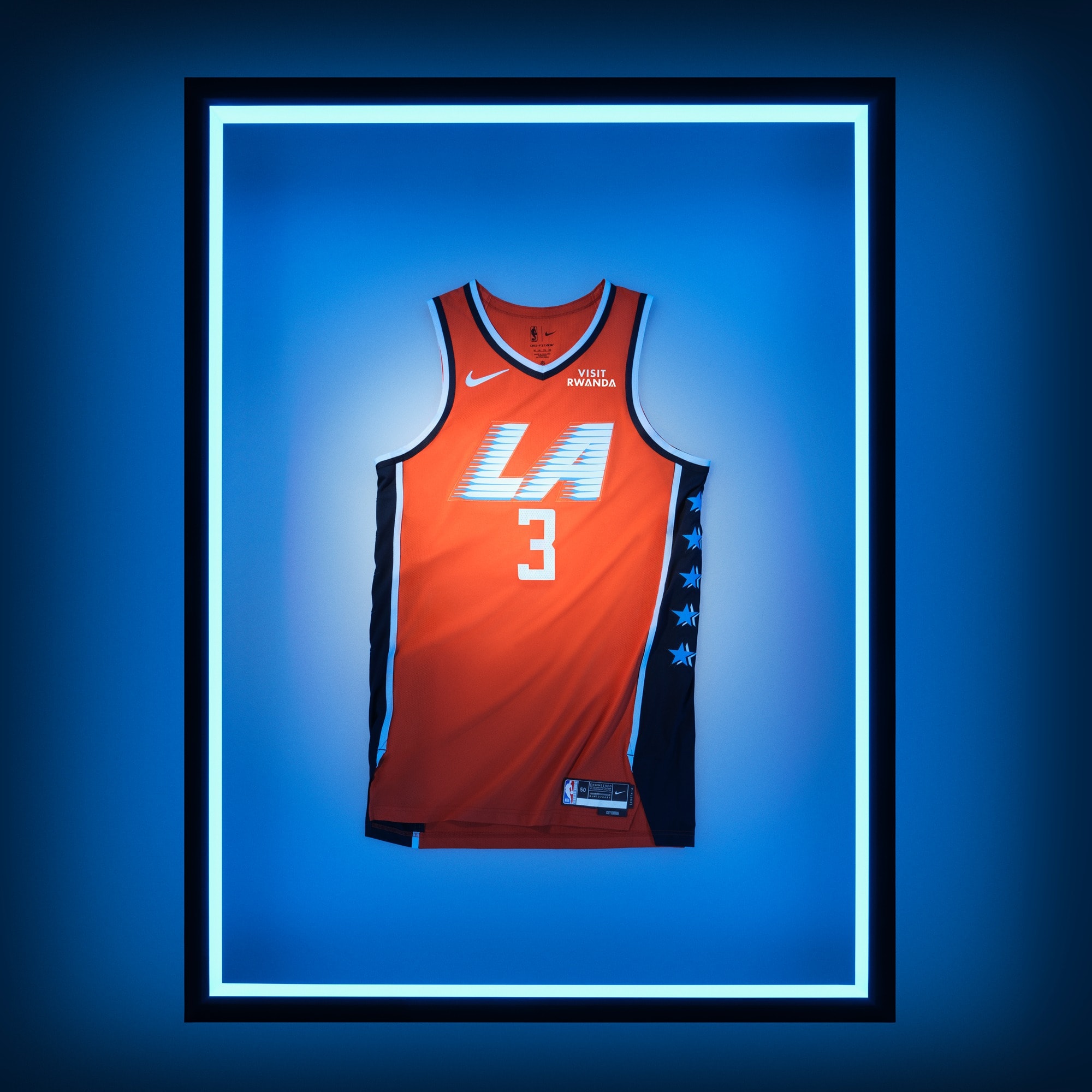 LA Clippers Nike 2025/26 City Edition Swingman Jersey - Orange